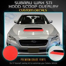 For 2015-2020 Subaru Wrx Sti Hood Scoop Pre-cut Vinyl Insert Decal - Flat Matte For 2015-2020 Subaru Wrx Sti Hood Scoop Pre-cut Vinyl Insert Decal - Flat Matte