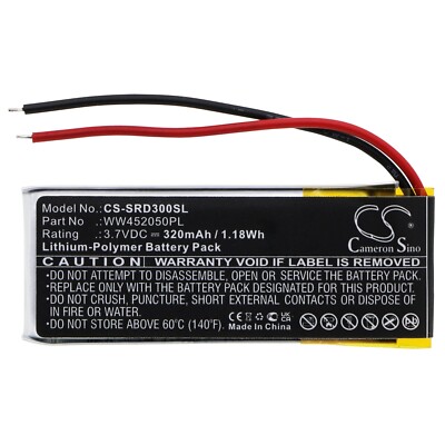 BATTERIE 320mAh WW452050PL For Cardo Scala Rider FM, Rider Solo