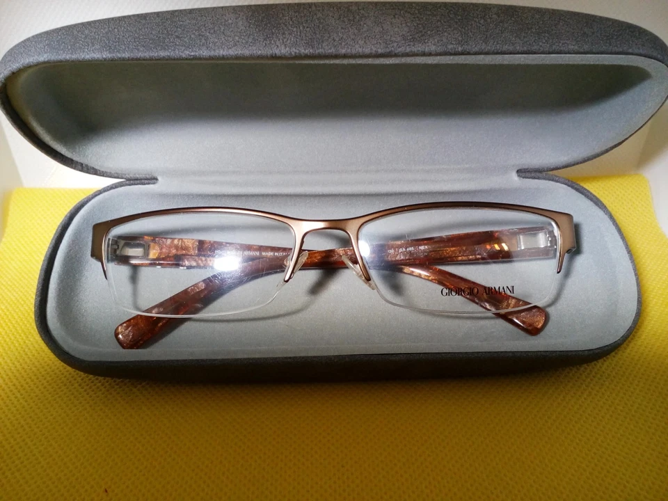 NUEVO Gafas Giorgio Armani GA485 NEX 54-16 Semi-Sin montura Multi-Marrón ¡OFERTA ITALIA! Foto 3 de 4