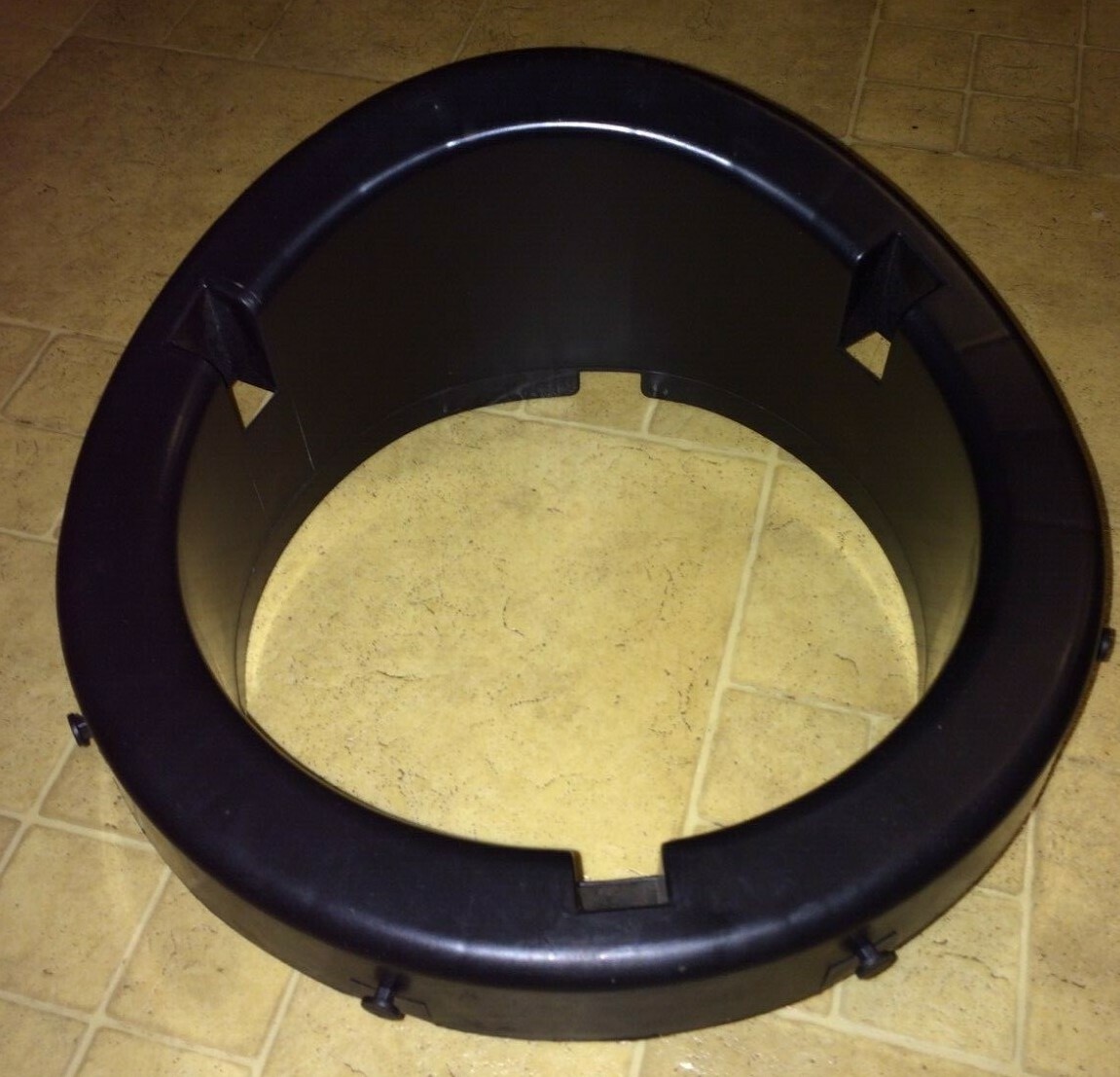 Evenflo Exersaucer Plastic Black Seat Ring Replacement Part with Wheels