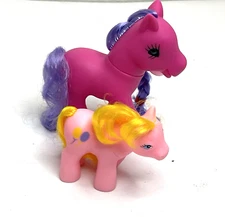 My Little Pony Soft Vinyl Toys  2015 2pcs Excellent Conditions.