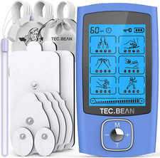 Estimulador muscular de unidad Tens de 24 modos, m quina recargable Decenas
