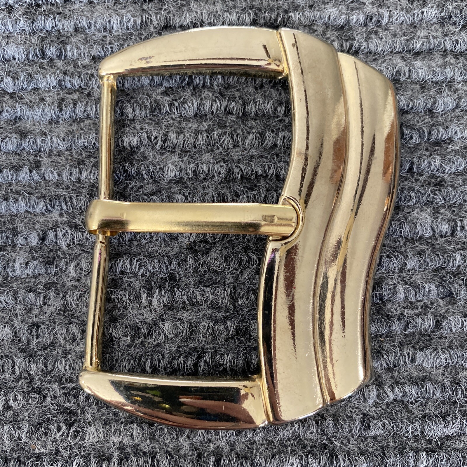 Belt Buckle Women’s Gold Squiggle Rectangle