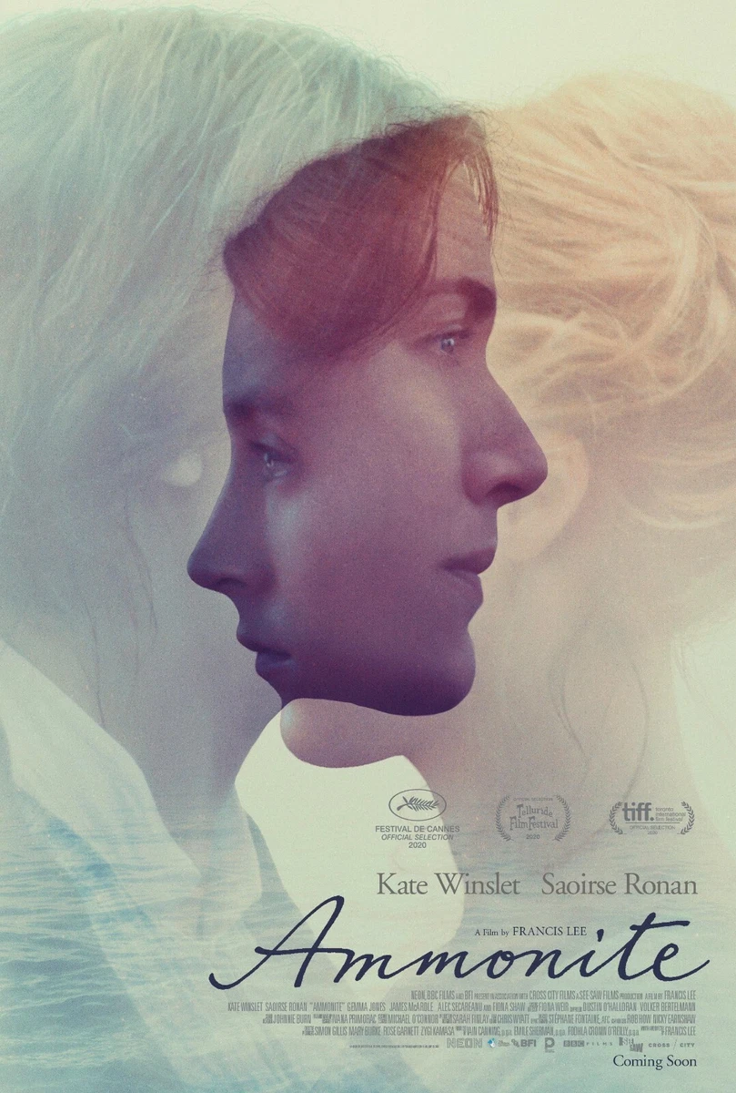 Ammonite movie poster : 11" x 17" : Kate Winslet, Saoirse Ronan