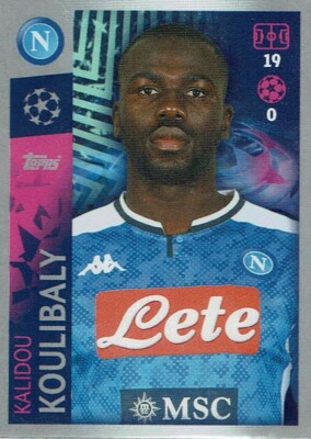 Topps Match Attax Champions League Sticker CL 19/20  Nr. 350 Kalidou Koulibaly