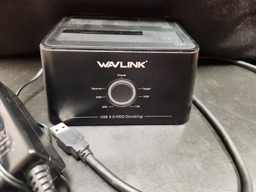 Wavlink Dual-bay Hard Drive Docking Station for 2.5/3.5" HDD SSD SATA to USB 3.0 - Picture 2 of 5
