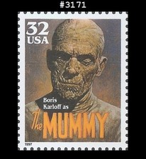 USA4 #3171 MNH Boris Karloff as the Mummy