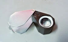 15X White LED lighted Triplet Jewelry Loupe Magnifier Microscope 15X - 21mm