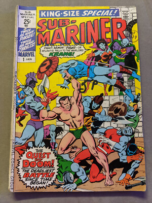 Sub-Mariner King Size Special #1, Marvel Comics, 1971
