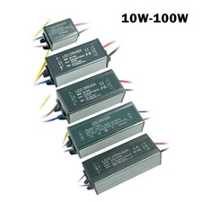 Led driver power supply10w 20w 30W 50W 70W 100W Waterproof watt adapter current