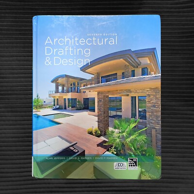 Architectural Drafting & Design 7th Edition - Hardcover by Alan Jefferis - GREAT