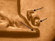 1964 DDR-004 Doubled Die Reverse Ch/Gem Proof Lincoln Cent