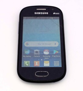 Samsung Galaxy Fame GT-S6810P Smartphone blau für Teile oder Reparatur gesprungenes Display