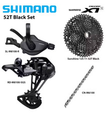 Shimano Deore XT M8100 1x12 Speed Groupset, , 52T Black Cassette, FREE POSTAGE