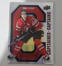 2021-22 Hockey Tim Hortons TEAM CANADA CAPTAINS Corey Perry CC-6