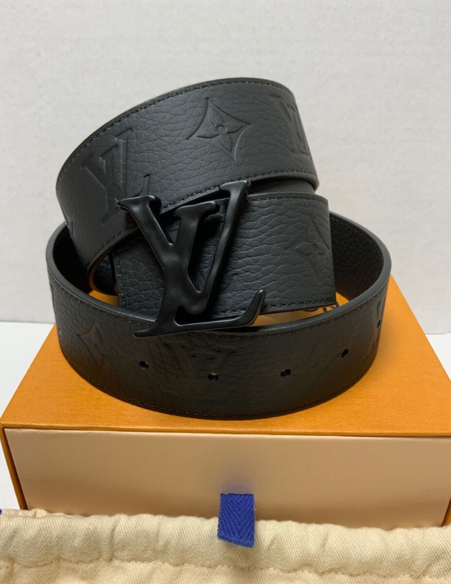 Louis Vuitton Reversible Monogram Belt Black 40mm Size 100 MP236