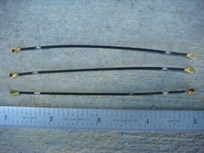 LOT 25 IPEX micro coaxial MHF type Female-Female jumper cables  - New and Unused