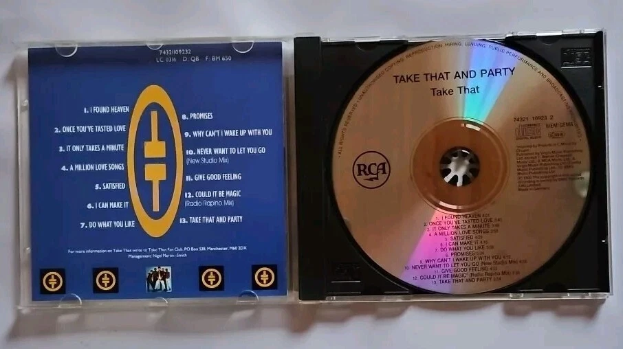 Take That & Party von Take That  (CD, 1992) - RCA  Records  - Bild 3 von 4