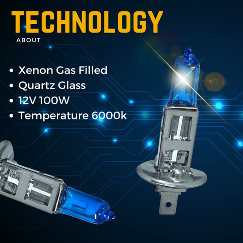 For Kia Ceed ED 100w Headlight Xenon White 2007-2012 High Beam Light Bulbs 12v - Picture 4 of 11