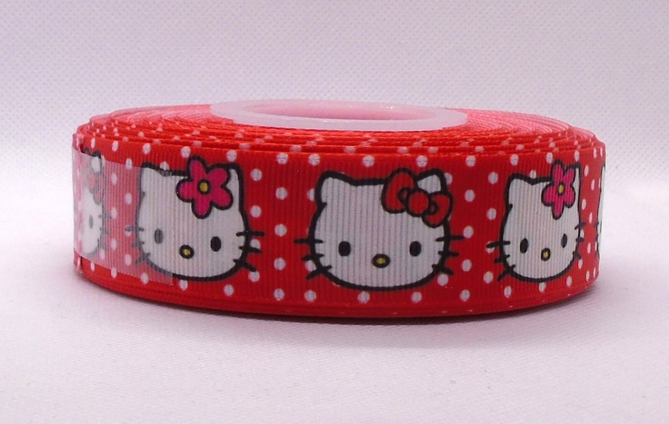 CHARACTER RIBBON - HELLO KITTY | eBay UK
