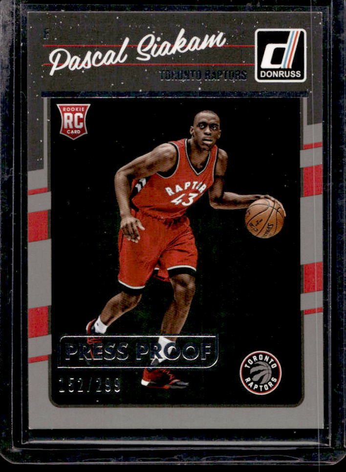 2016-17 Donruss Pascal Siakam Press Proof Silver RC #152/299