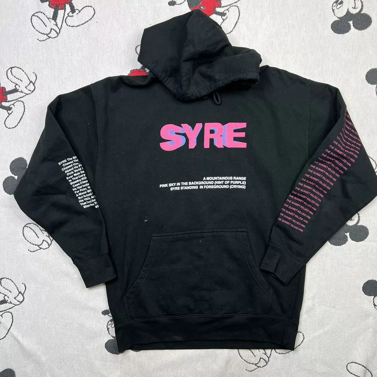 Jaden Smith SYRE TOUR MERCH Hoodie Gr. L