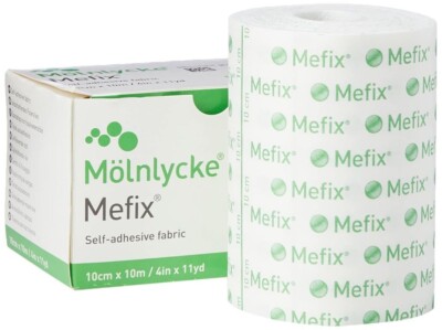 Mefix Vlies Polyester Gewebeband 10 cm x 10 m x 3