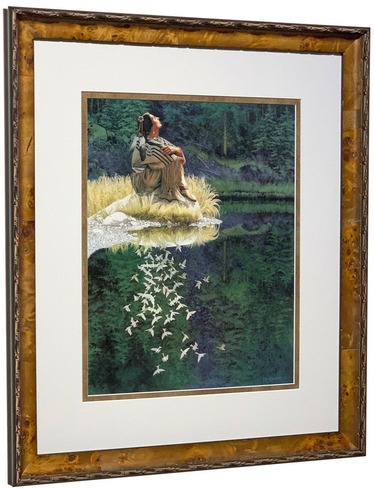 Bev Doolittle Let my Spirit Soar From Where Silence Speaks (WSS) Matted ...