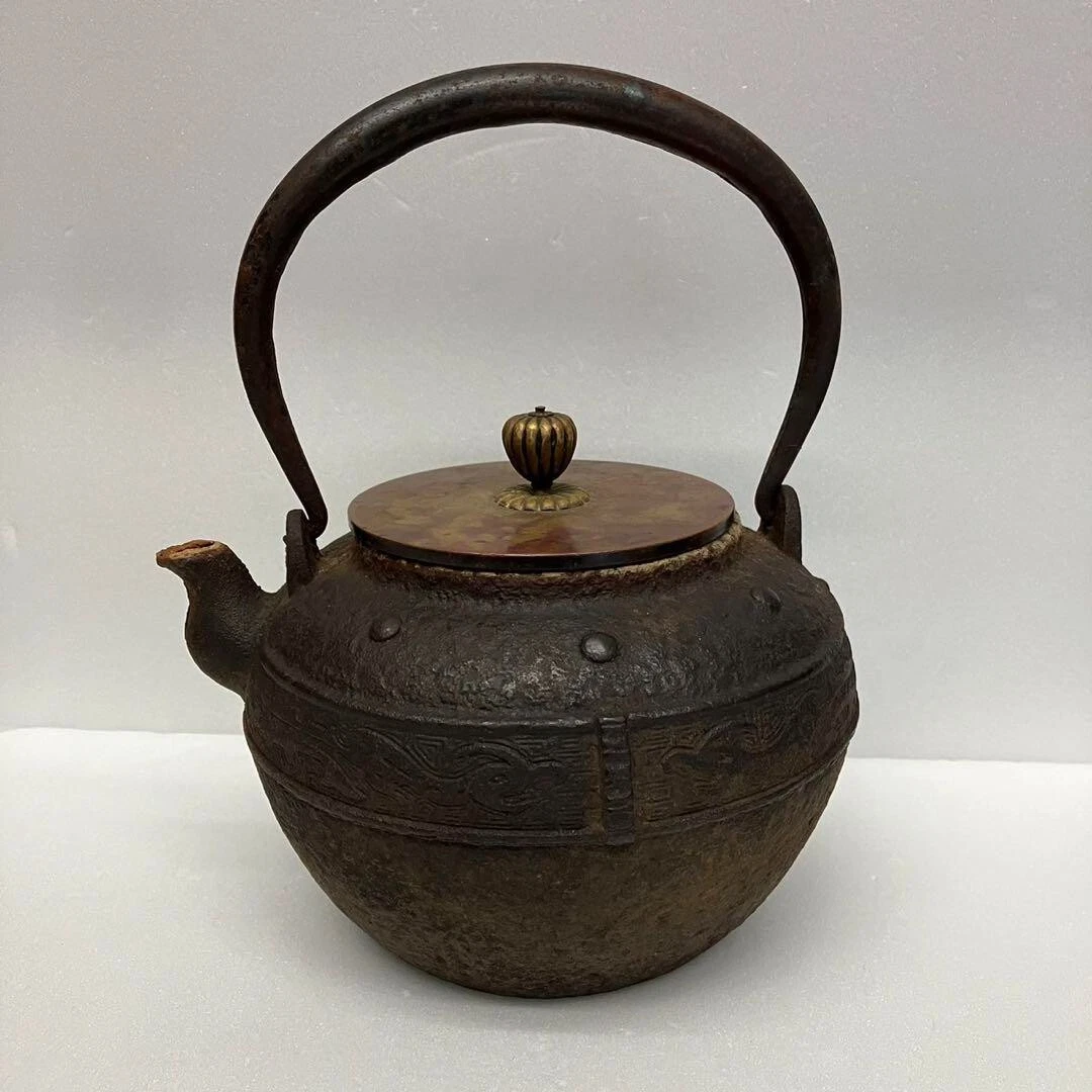 古董原始铁古董日本茶壶| eBay