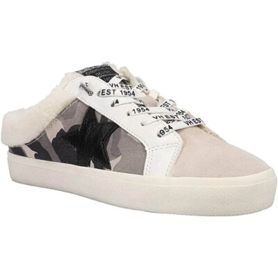 Vintage Havana Hearty Sneaker Slip On Women's Black Camo Size New