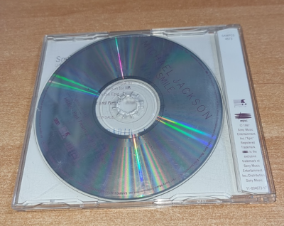 MICHAEL JACKSON Smile AUSTRIA PROMO CD SINGLE UNIQUE COVER ULTRA