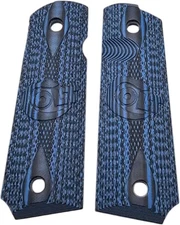 COLT 1911 Grips G10 Full Size Blue Double Diamond Colt Logo