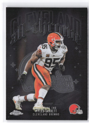 2025 Topps Chrome NFL Miles Garrett Cleveland Browns All-Chrome