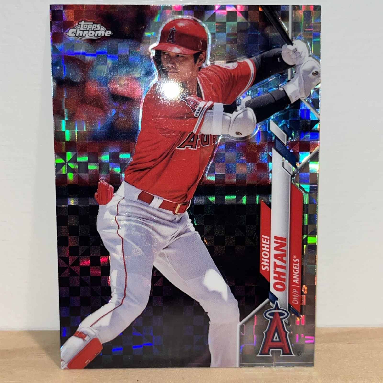 2020 Topps Chrome - Shohei Ohtani #21 X-Fractor Angels Dodgers