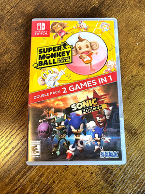 Sonic Forces + Super Monkey Ball: Banana Blitz HD - Nintendo Switch Video Games
