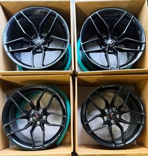 2026 Factory Corvette Z06 Forged Wheels C8 Genuine OEM - Gloss Black