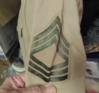 Very Nice Marine Corps/USMC Shirt With Bevo Master Sergeant Chevrons — photo 3