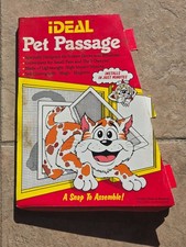 1989 IDEAL PET PASSAGE Pet Door Small Pets Dog Cat Screen Doors Screen Win