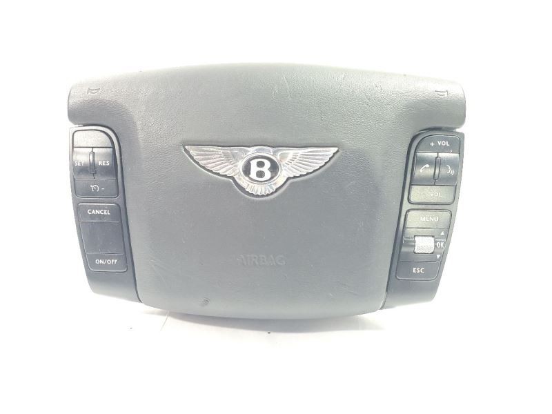 2007 Bentley Continental GTC OEM Black Steering Wheel Air Bag