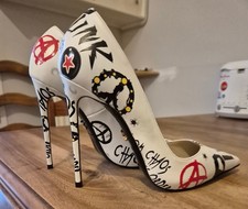 Le Silla Punk - High Heels Talons aiguilles Escarpins - Décolleté Eva - 37,5