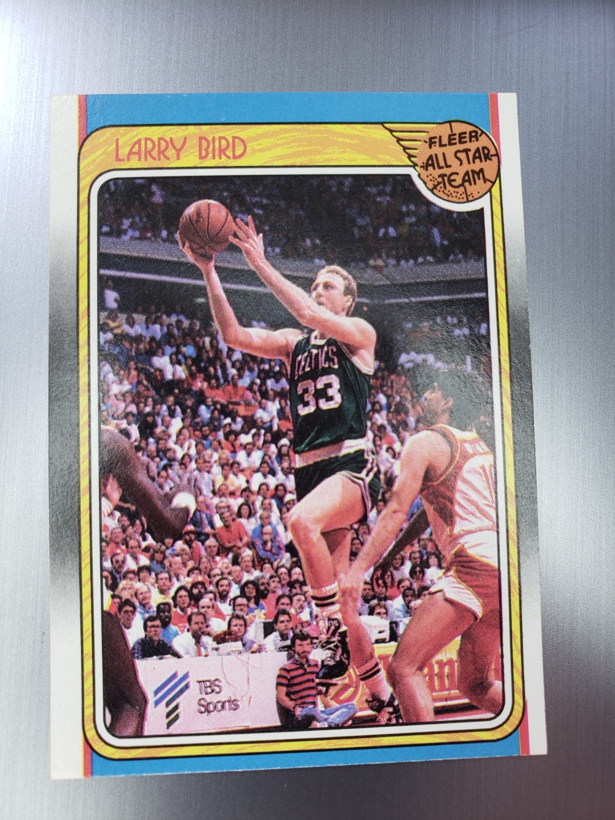 1988-89 Fleer All-Star Team #124 Larry Bird Boston Celtics