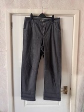 Banditas from Marseille distressed grey ChinoTrousers Size M 14/16