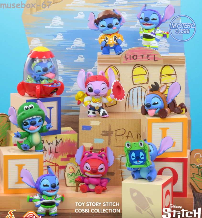 Authentic for COSBI Stitch Mania Series Toy Story Series Blind Box Figure Toy