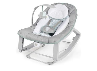 Ingenuity Keep Cozy 3-in-1 Baby Bouncer Rocker Vibrating Toy Bar 0-30 Months