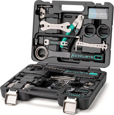 27-Piece Bike Repair Tool Kit with Case for Mountain/Road Bicycles