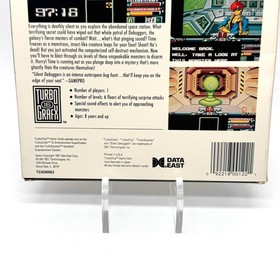 Silent Debuggers TurboGrafx 16 CIB Complete w/ Styrofoam Cartridge 1991 Data Eas