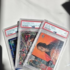 Panini & Upper Deck NBA PSA Graded Curry, Morant, Jordan Card Lot (2020, 1994)