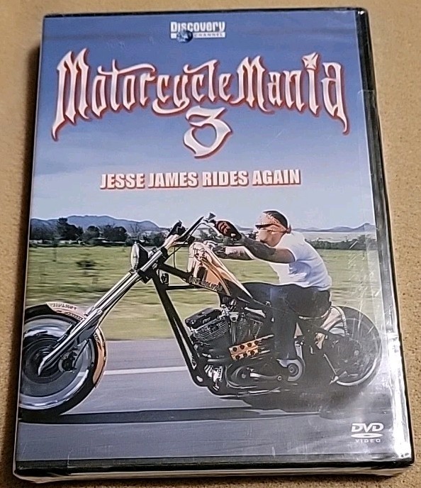 Motorcycle Mania 3: Jesse James Rides Again (DVD, 2005) for