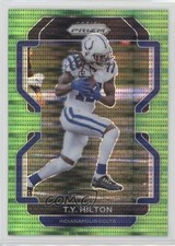 2021 Panini Prizm Neon Green Pulsar Prizm TY Hilton #21 2l4