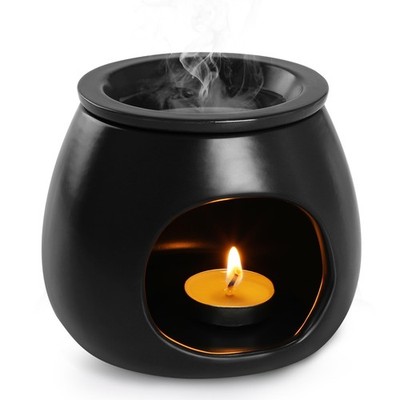 Bighan Wachsschmelzbrenner, Keramik Ölbrenner Aroma Diffusor, Brenner schwarz 